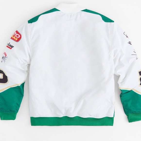 How High Green and White Racing Jacket- NWT - Picture 3 of 3